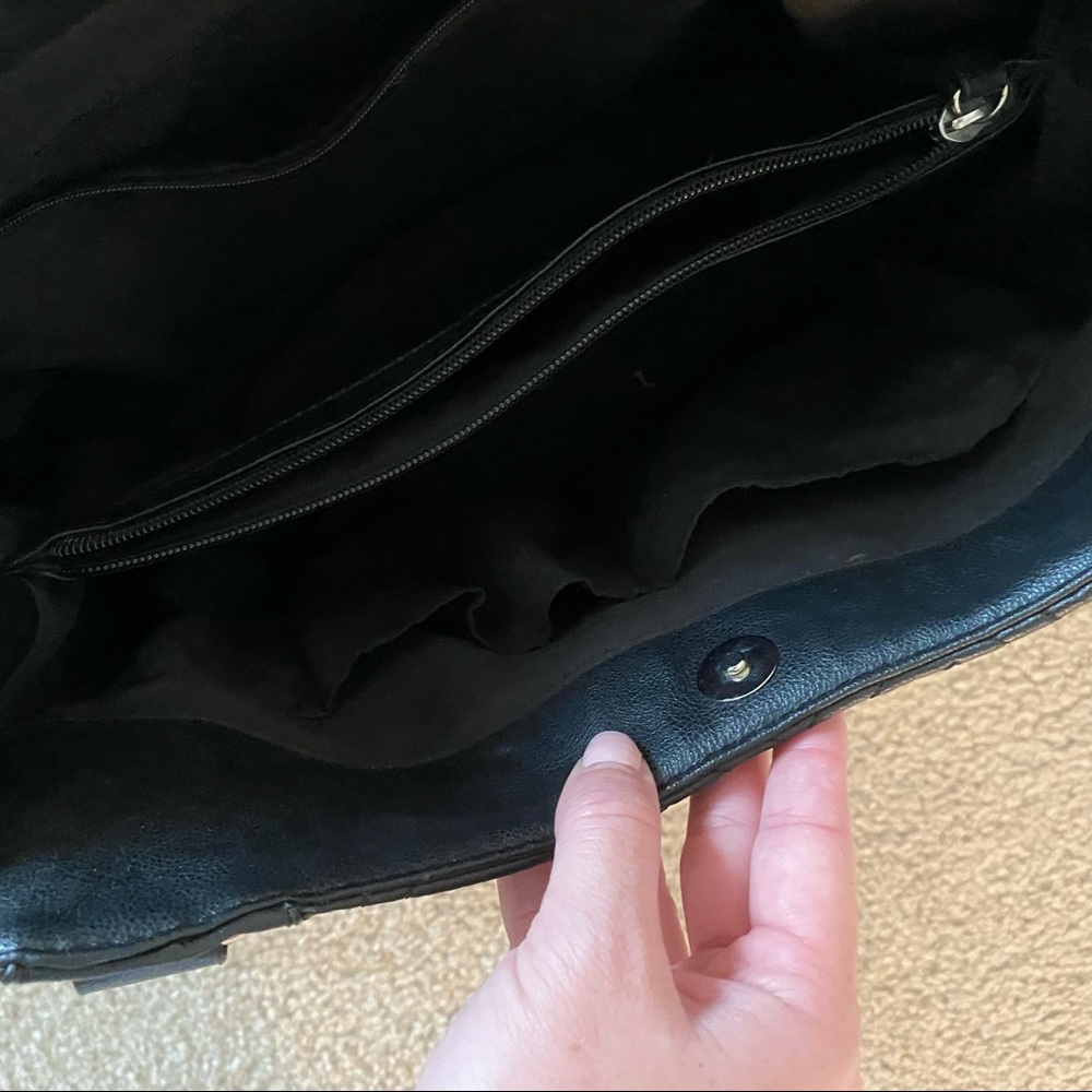 Women’s Purse Black Faux Leather - Picture 5 of 5